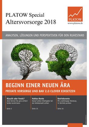 PLATOW Special Altersvorsorge 2018 von Schirmacher,  Albrecht F.