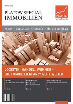 PLATOW Special Immobilien Sommer 2014 von Schirmacher,  Albrecht F.