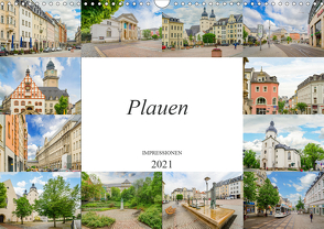 Plauen Impressionen (Wandkalender 2021 DIN A3 quer) von Meutzner,  Dirk