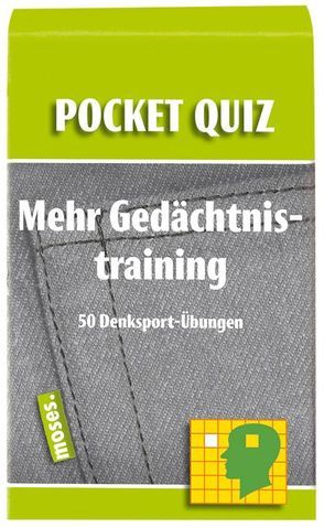 Pocket Quiz Mehr Gedächtnistraining von Heurung,  Anton, Kiefer,  Philip