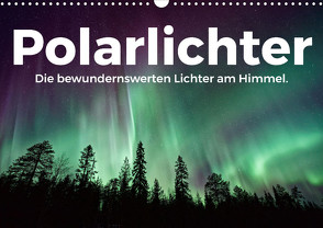 Polarlichter – Die bewundernswerten Lichter am Himmel. (Wandkalender 2024 DIN A3 quer), CALVENDO Monatskalender von Scott,  M.