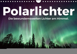 Polarlichter – Die bewundernswerten Lichter am Himmel. (Wandkalender 2024 DIN A4 quer), CALVENDO Monatskalender von Scott,  M.