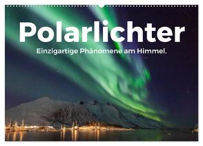 Polarlichter – Einzigartige Phänomene am Himmel. (Wandkalender 2024 DIN A2 quer), CALVENDO Monatskalender von Scott,  M.