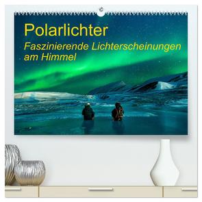 Polarlichter – Faszinierende Lichterscheinungen am Himmel (hochwertiger Premium Wandkalender 2024 DIN A2 quer), Kunstdruck in Hochglanz von Gayde,  Frank