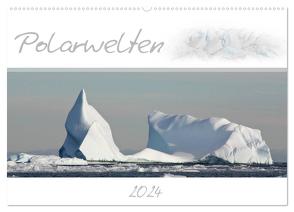 Polarwelten (Wandkalender 2024 DIN A2 quer), CALVENDO Monatskalender von Schlögl,  Brigitte