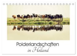 Polderlandschaften in Holland (Tischkalender 2024 DIN A5 quer), CALVENDO Monatskalender von van der Wiel,  Annemieke