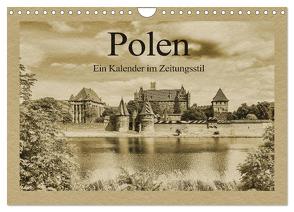 Polen – Ein Kalender im Zeitungsstil (Wandkalender 2024 DIN A4 quer), CALVENDO Monatskalender von Kirsch,  Gunter