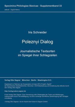 Poleznyi Dialog von Schneider,  Iris