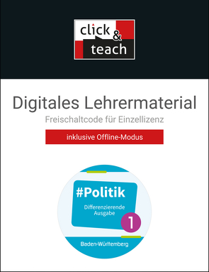 #Politik – Baden-Württemberg / #Politik BW click & teach 1 Box von Hecht,  Dörthe, Kirsamer,  Sandra, Metzger,  Kai, Reiter-Mayer,  Petra, Schömig,  Barbara, Tuda,  Martina