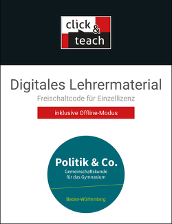 Politik & Co. – Baden-Württemberg – neu / Politik & Co. BW click & teach Box von Hecht,  Dörthe, Kübler,  Gerfried, Müller,  Erik, Podes,  Stephan, Rehm,  Tina, Reiter-Mayer,  Petra, Riedel,  Hartwig