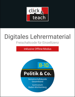 Politik & Co. – Baden-Württemberg – neu / Politik & Co. BW click & teach Box – neu von Deuschle,  Franziska, Hecht,  Dörthe, Kübler,  Gerfried, Mock,  Jennifer, Müller,  Erik, Rehm,  Tina, Reiter-Mayer,  Petra