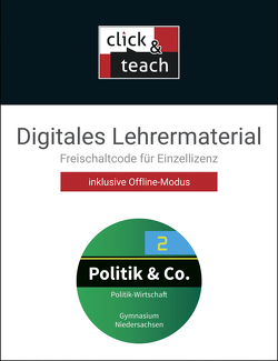 Politik & Co. – Niedersachsen – neu / Politik & Co. NI click & teach 2 Box – neu von Egbers,  Knut, Fran,  Tobias, Frede,  Pia, Heuser,  Johannes, Kogge,  Martin, Segger,  Mareike, Spieker,  Stephan, Thomschke,  Maren