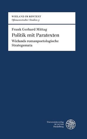 Politik mit Paratexten von Mittag,  Frank Gerhard