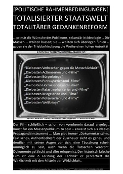 [POLITISCHE RAHMENBEDINGUNGEN] TOTALISIERTER STAATSWELT TOTALITÄRER GEDANKENREFORM von CONSTITUTION,  SOUL, Faust,  C. M.