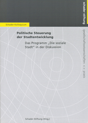 Politische Steuerung der Stadtentwicklung. Das Programm „Die soziale Stadt“ in der Diskussion von Mensch,  Kirsten