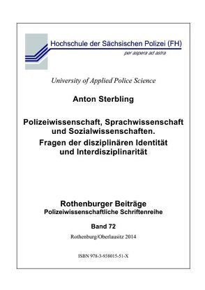 Polizeiwissenschaft, Sprachwissenschaft und Sozialwissenschaften von Sterbling,  Anton