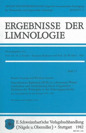 Polychlorierte Biphenyle (PCB) im Lebensraum Wasser (Aufnahme und Anreicherung durch Organismen – Probleme der Weitergabe in der Nahrungspyramide) von Falkner,  Renate, Simonis,  Wilhelm
