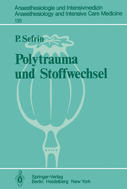 Polytrauma und Stoffwechsel von Sefrin,  P.