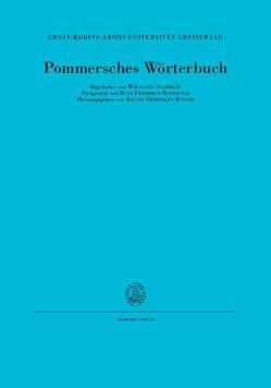 Pommersches Wörterbuch / Pa(m)panischke bis puje von Herrmann-Winter,  Renate, Vollmer,  Matthias