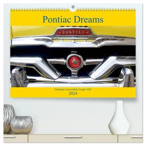 Pontiac Dreams – Chieftain Convertible Coupé 1952 (hochwertiger Premium Wandkalender 2024 DIN A2 quer), Kunstdruck in Hochglanz von von Loewis of Menar,  Henning