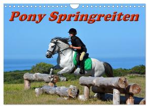 Pony Springreiten (Wandkalender 2024 DIN A4 quer), CALVENDO Monatskalender von van Wyk - www.germanpix.net,  Anke