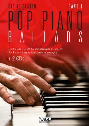 Pop Piano Ballads 4 (mit 2 CDs + Midifiles, USB-Stick)