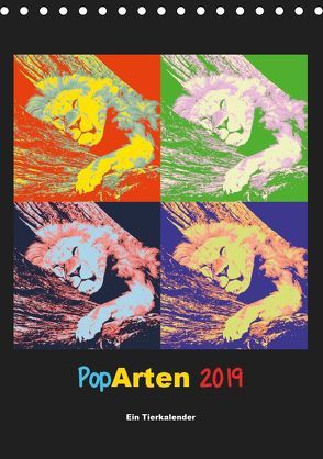 PopArten 2019 – Ein Tierkalender (Tischkalender 2019 DIN A5 hoch) von Weigt,  Mirko