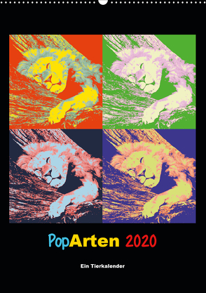 PopArten 2020 – Ein Tierkalender (Wandkalender 2020 DIN A2 hoch) von Weigt,  Mirko