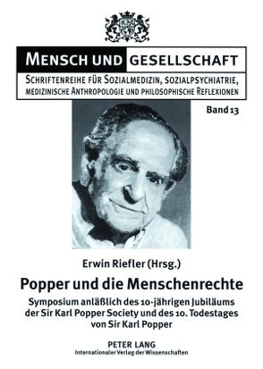 Popper und die Menschenrechte von Riefler,  Erwin