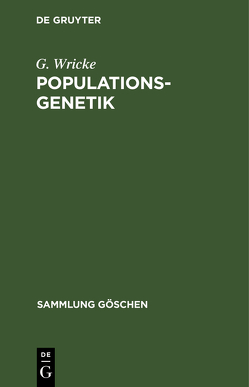 Populationsgenetik von Wricke,  G.