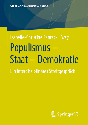 Populismus – Staat – Demokratie von Panreck,  Isabelle-Christine