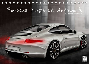 Porsche inspired Artwork by Reinhold Art´s (Tischkalender 2022 DIN A5 quer) von Autodisegno,  Reinhold