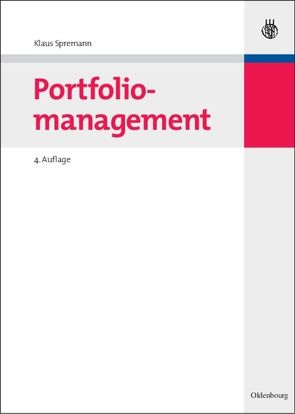 Portfoliomanagement von Spremann,  Klaus