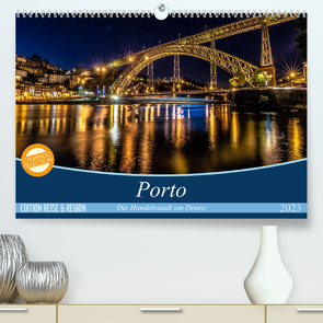 Porto – Die Handelsstadt am Douro (Premium, hochwertiger DIN A2 Wandkalender 2023, Kunstdruck in Hochglanz) von Schikore,  Martina
