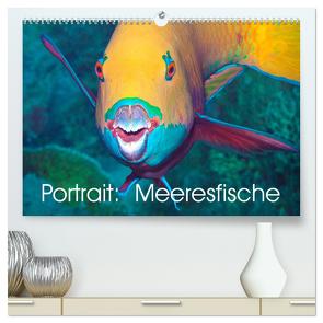 Portrait: Meeresfische (hochwertiger Premium Wandkalender 2024 DIN A2 quer), Kunstdruck in Hochglanz von Niemann,  Ute