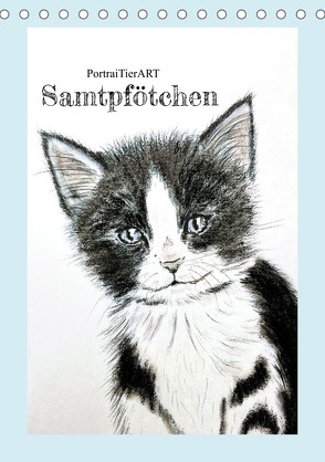 PortraiTierART Samtpfötchen (Tischkalender 2023 DIN A5 hoch) von Kerstin Heuser,  PortraiTierART