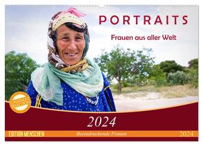 PORTRAITS – Frauen aus aller Welt (Wandkalender 2024 DIN A2 quer), CALVENDO Monatskalender von Wiens,  Claudia