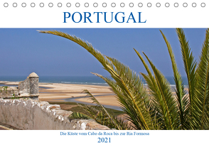 Portugal – Die Küste vom Cabo da Roca zur Ria Formosa (Tischkalender 2021 DIN A5 quer) von Braunleder,  Gisela