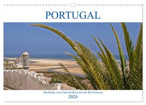 Portugal – Die Küste vom Cabo da Roca zur Ria Formosa (Wandkalender 2024 DIN A3 quer), CALVENDO Monatskalender von Braunleder,  Gisela