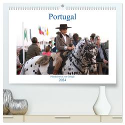 Portugal – Pferdefestival von Golegã (hochwertiger Premium Wandkalender 2024 DIN A2 quer), Kunstdruck in Hochglanz von Heepmann - www.Karo-Fotos.de,  Karolin