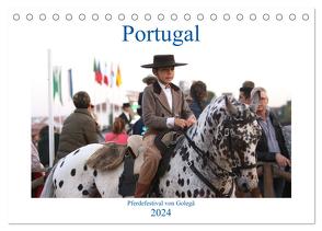 Portugal – Pferdefestival von Golegã (Tischkalender 2024 DIN A5 quer), CALVENDO Monatskalender von Heepmann - www.Karo-Fotos.de,  Karolin