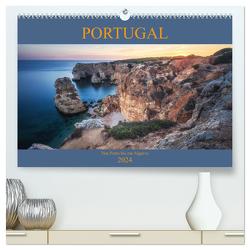 Portugal – Von Porto bis zur Algarve (hochwertiger Premium Wandkalender 2024 DIN A2 quer), Kunstdruck in Hochglanz von Claude Castor I 030mm-photography,  Jean