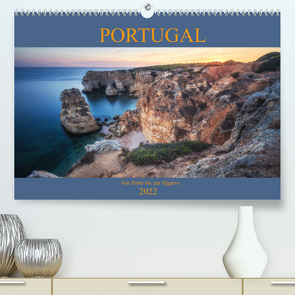 Portugal – Von Porto bis zur Algarve (Premium, hochwertiger DIN A2 Wandkalender 2022, Kunstdruck in Hochglanz) von Claude Castor I 030mm-photography,  Jean