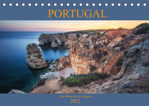 Portugal – Von Porto bis zur Algarve (Tischkalender 2022 DIN A5 quer) von Claude Castor I 030mm-photography,  Jean