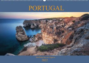 Portugal – Von Porto bis zur Algarve (Wandkalender 2022 DIN A2 quer) von Claude Castor I 030mm-photography,  Jean