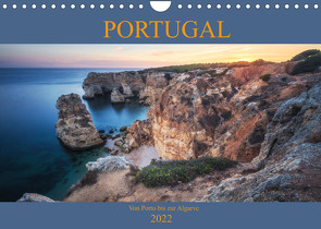 Portugal – Von Porto bis zur Algarve (Wandkalender 2022 DIN A4 quer) von Claude Castor I 030mm-photography,  Jean