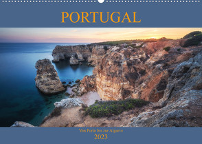 Portugal – Von Porto bis zur Algarve (Wandkalender 2023 DIN A2 quer) von Claude Castor I 030mm-photography,  Jean