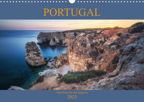 Portugal – Von Porto bis zur Algarve (Wandkalender 2023 DIN A3 quer) von Claude Castor I 030mm-photography,  Jean