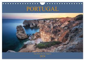 Portugal – Von Porto bis zur Algarve (Wandkalender 2024 DIN A4 quer), CALVENDO Monatskalender von Claude Castor I 030mm-photography,  Jean