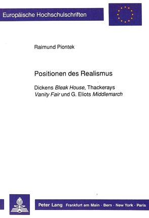 Positionen des Realismus von Piontek,  Raimund